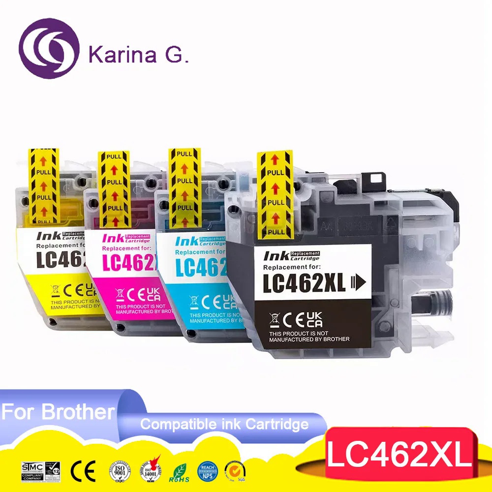 For LC462 LC462XL Premium Color Compatible Printer Ink Cartridge for Brother MFC-J2340DW/MFC-J3540DW