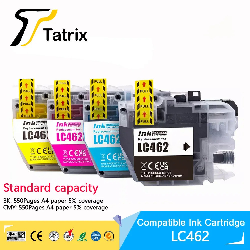 Compatible LC462 LC 462  Ink Cartridge For Brother MFC-J2340DW MFC-J3540DW MFC-J3940DW printer