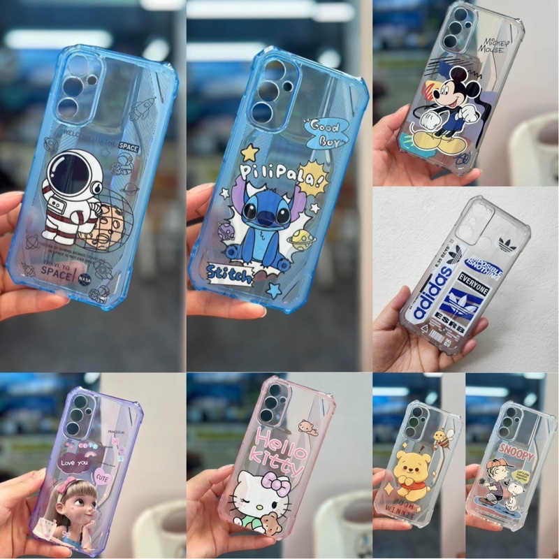 พร้อมส่ง งานเคสใสลายการ์ตูน Vivo Y1s Y02 Y02a Y30 Y50 V23(5G) V23e Y36(4g) V9 Y85 เคสกันกระแทก