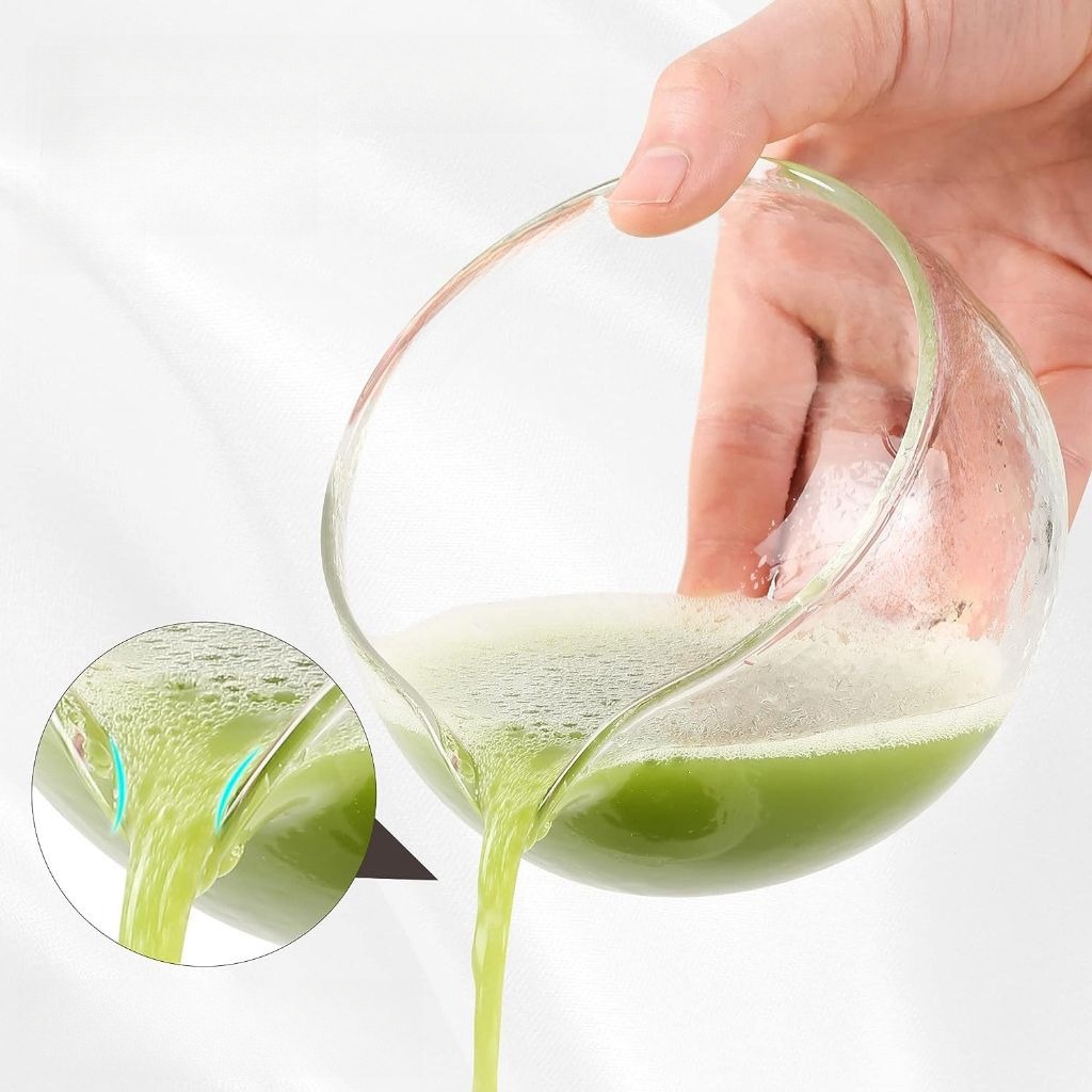 ถ้วยชงชามัทฉะมีปาก วัสดุแก้ว ขนาด 350 มล. อุปกรณ์ชงมัทฉะญี่ปุ่น Matcha bowl [CAFE.STUDIO]