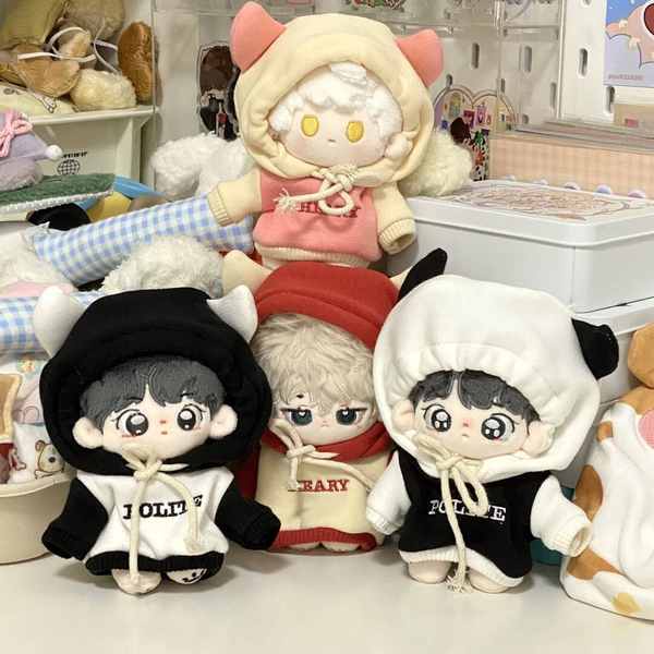 ชุดตุ๊กตา 10cm 20cm เสื้อสเวตเตอร์มีเขา4สีเสื้อผ้าเด็กราคาถูกสุดๆ10ซม. เสื้อผ้าตุ๊กตาผ้าฝ้าย20ซม. อุปกรณ์เสริมตุ๊กตาน่ารัก DIY