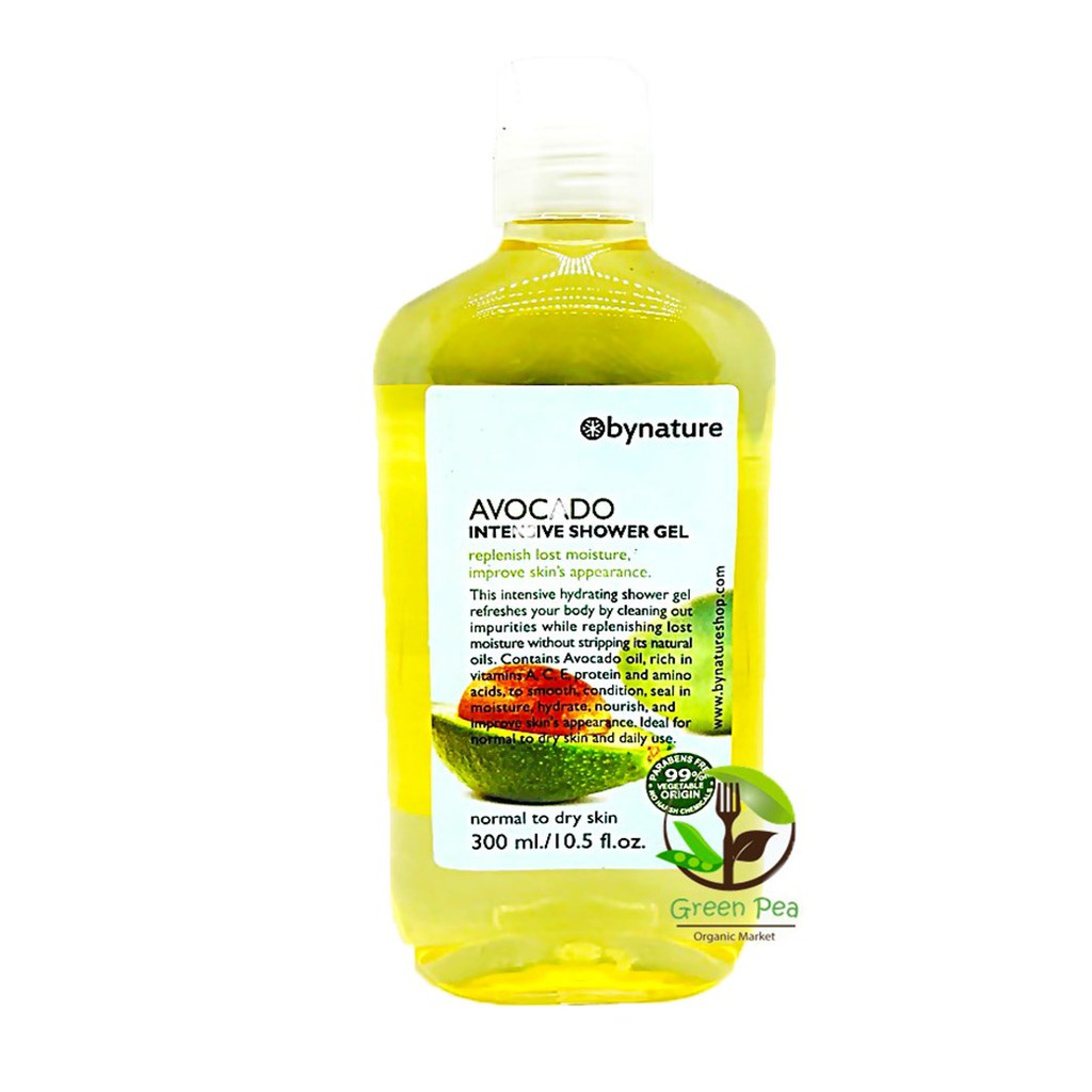 bynature สบู่เหลว อะโวคาโด 300 ml. Avocado Shower Gel