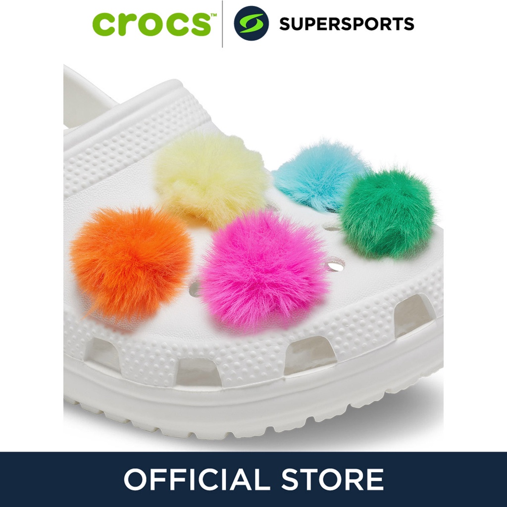 CROCS Jibbitz 80s Neon Puff Ball 5-Pack ตัวติดรองเท้า