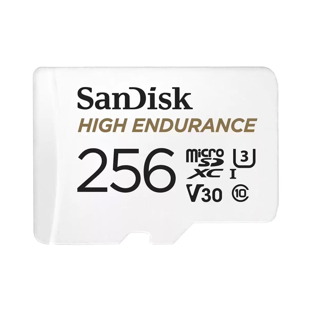 256 GB MICRO SD CARD (ไมโครเอสดีการ์ด) SANDISK HIGH ENDURANCE MICROSD CARD (SDSQQNR-256G-GN6IA) --