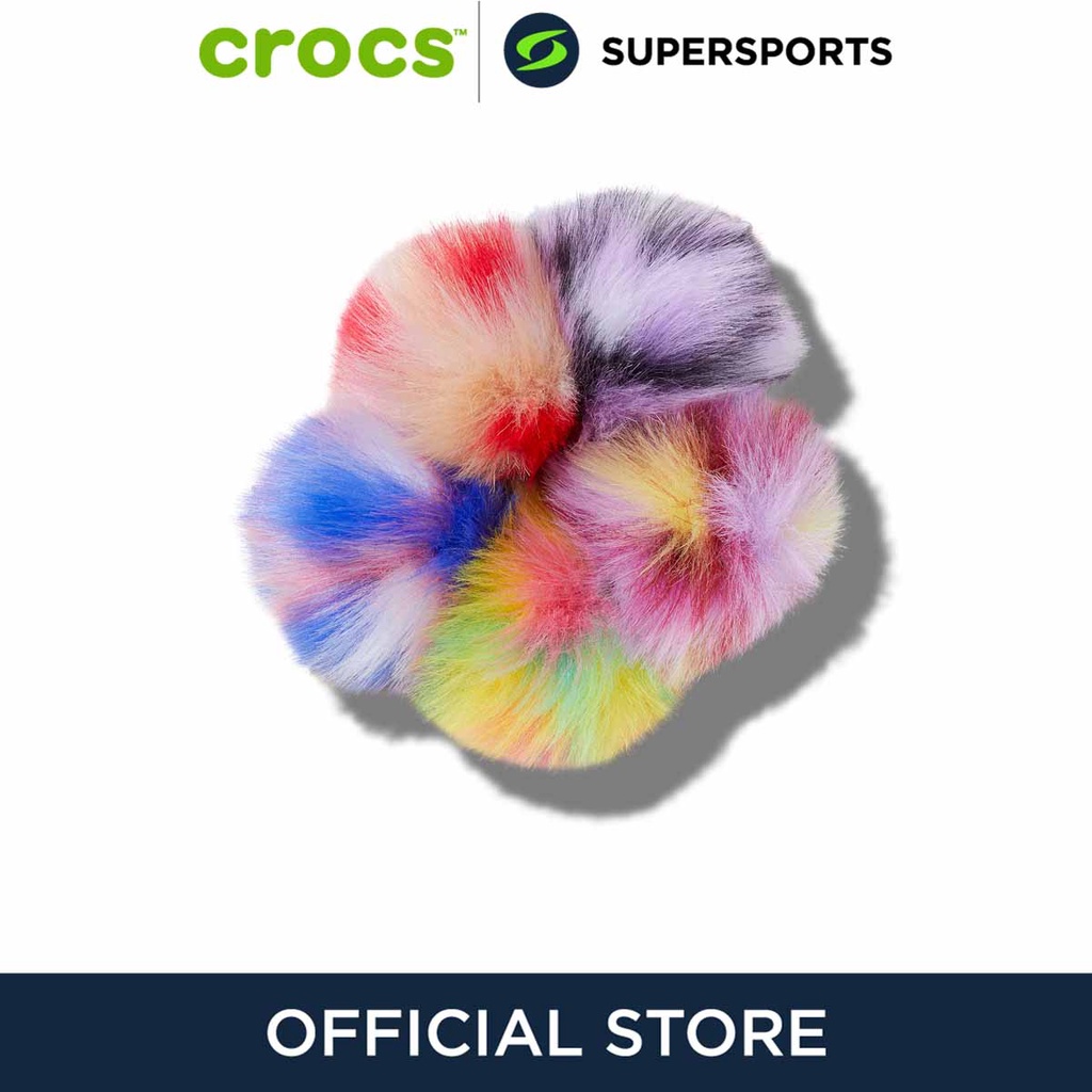 CROCS Jibbitz Dyed Puff 5-Pack ตัวติดรองเท้า