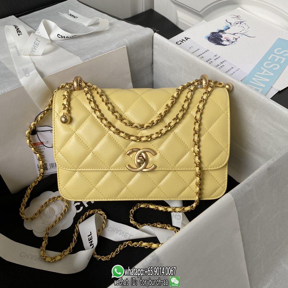 AS2615 Chanel 24c sling woc crossbody shoulder falp messenger party cosmetic clutch