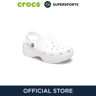 CROCS Classic Platform Clog รองเท้าลำลองผู้หญิง 206750-100