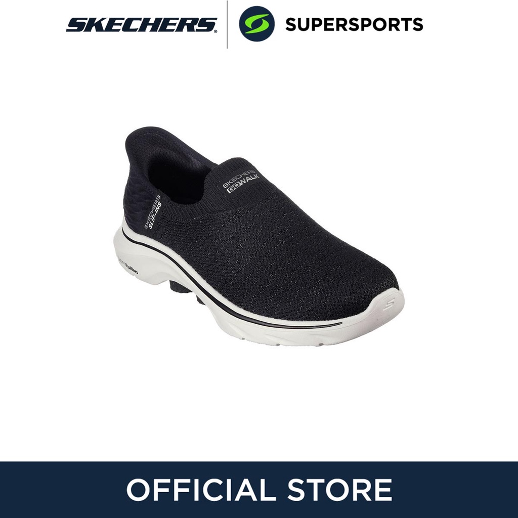 SKECHERS Slip-Ins: Go Walk 7 - Springtime รองเท้าผู้หญิง 125219-BKW