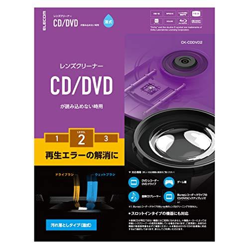 Ck-Cddvd2 ผลิตในญี่ปุ่น สําหรับเครื่องทําความสะอาดเลนส์ Elecom Cd / Dvd เพื่อกําจัดข้อผิดพลาดในการเล่น
