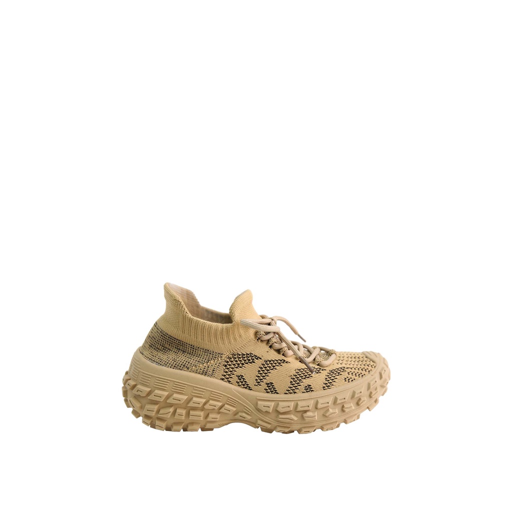 Villains SF RICHEST Platform Comfort Sock Sneakers รองเท้าผ้าใบแพลตฟอร์มใส่สบายผู้หญิง ส้นสูง 2.0"