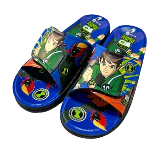รองเท้าแตะสวมเด็กชาย ปรับสายได้ ลายเบนเทน BEN 10 ขนาด25-35 ยางนุ่มๆ ใส่สบายเท้า ลิขท์แท้ 100%