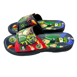 รองเท้าแตะสวมเด็กชาย ปรับสายได้ ลายเบนเทน BEN 10 ขนาด25-35 ยางนุ่มๆ ใส่สบายเท้า ลิขท์แท้ 100%