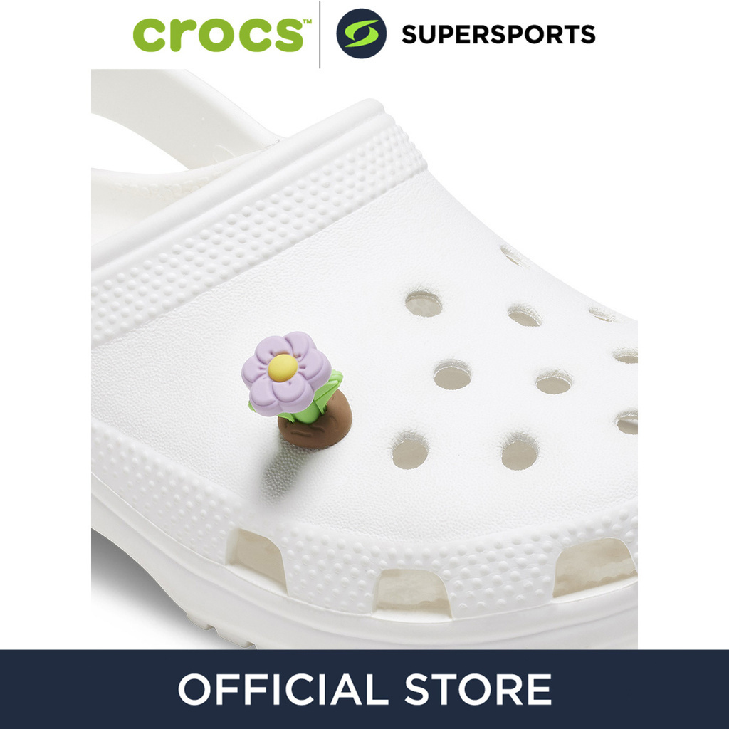 CROCS Jibbitz Purple 3D Flower ตัวติดรองเท้า