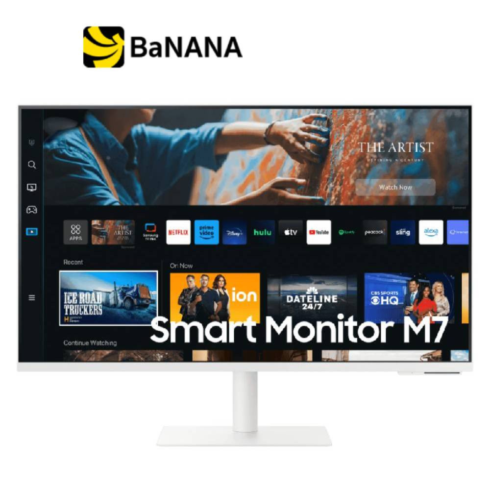 จอมอนิเตอร์ SAMSUNG MONITOR LS32CM701UEXXT (VA 4K 60Hz Smart Monitor) by Banana IT