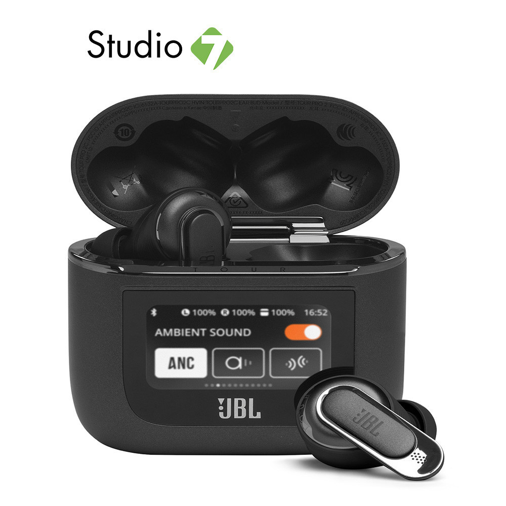 หูฟังบลูทูธ JBL In-Ear Wireless TWS Tour Pro 2 Black by Studio 7