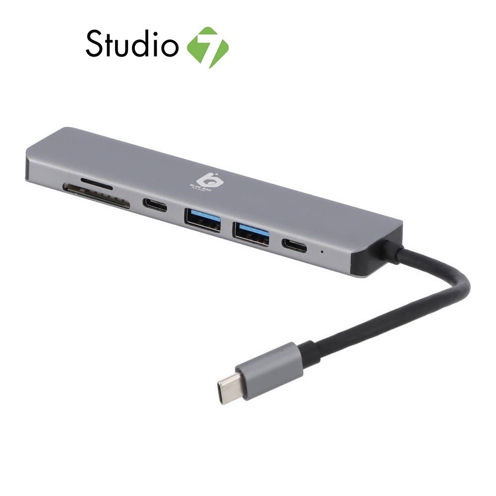 ยูเอสบีฮับ Blue Box USB Type-C Hub 7-in-1 Multifunction Converter by Studio7