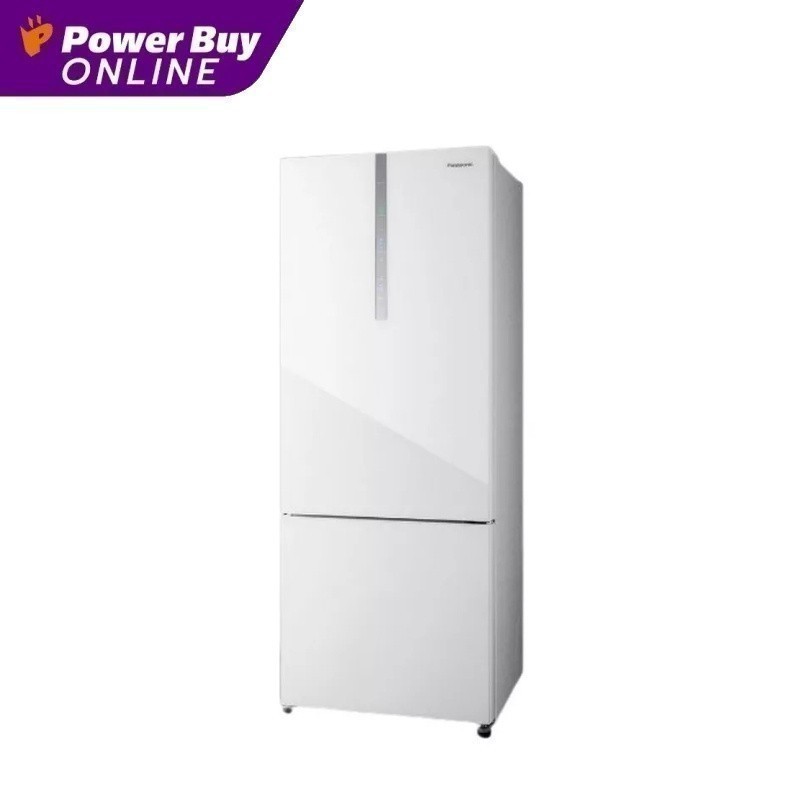PANASONIC ตู้เย็น 2 ประตู (14.8 คิว , สี Glass White) รุ่น NR-BX471WGWT