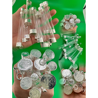 ตะกรุดเงิน  ปลอกตะกรุดงานแกะลายด้วยมือ มีขนาด7-20มม. แถมพร้อ…