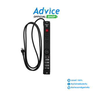 GERMANY รางไฟ Thermostat PANEL SETS With 2 Outlet (G7-05112B…