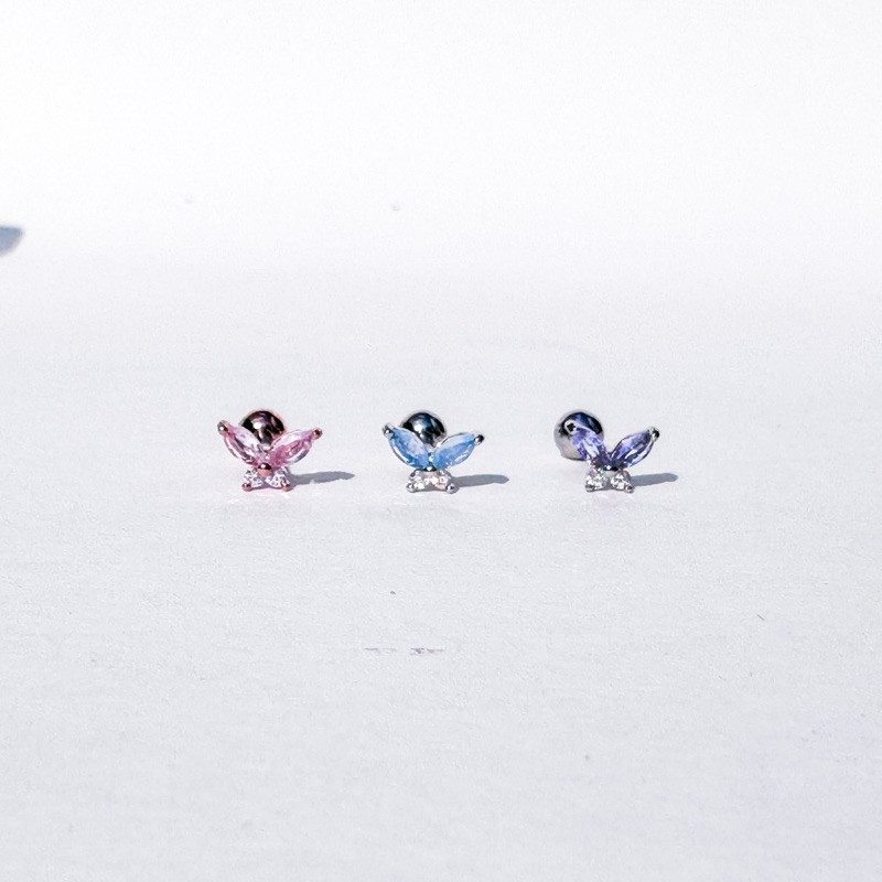 จิวต่างหูเกาหลี More Than Piercing: A040 Pedal Butterfly
