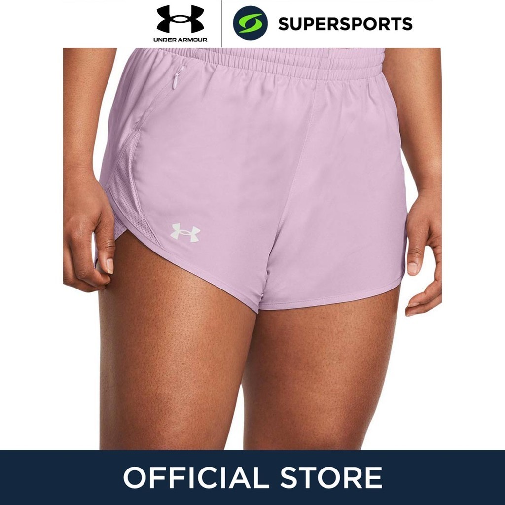 UNDER ARMOUR Fly-By 3" กางเกงวิ่งขาสั้นผู้หญิง