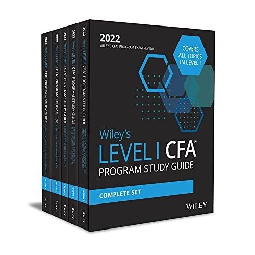 หนังสืออังกฤษ WILEYS LEVEL I CFA PROGRAM STUDY GUIDE 2022: COMPLETE SET