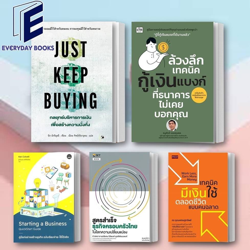 พร้อมส่ง กลยุทธ์บริหารการเงินฯ/ล้วงลึกเทคนิคกู้เงินแบงก์/คู่มือก่อร่างสร้างธุรกิจ/สูตรสำเร็จธุรกิจฯ/เทคนิคมีเงินใช้ตลอดช