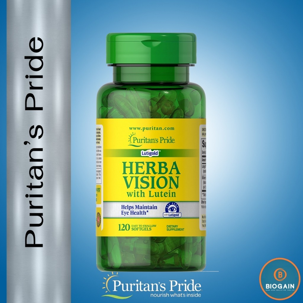 Puritan's Pride Herbavision with Lutein and Bilberry / 120 Softgels