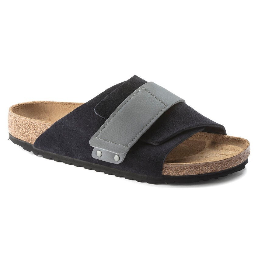 Birkenstock รองเท้าแตะ ผู้ชาย รุ่น Kyoto สี Midnight - 1022315 (regular)