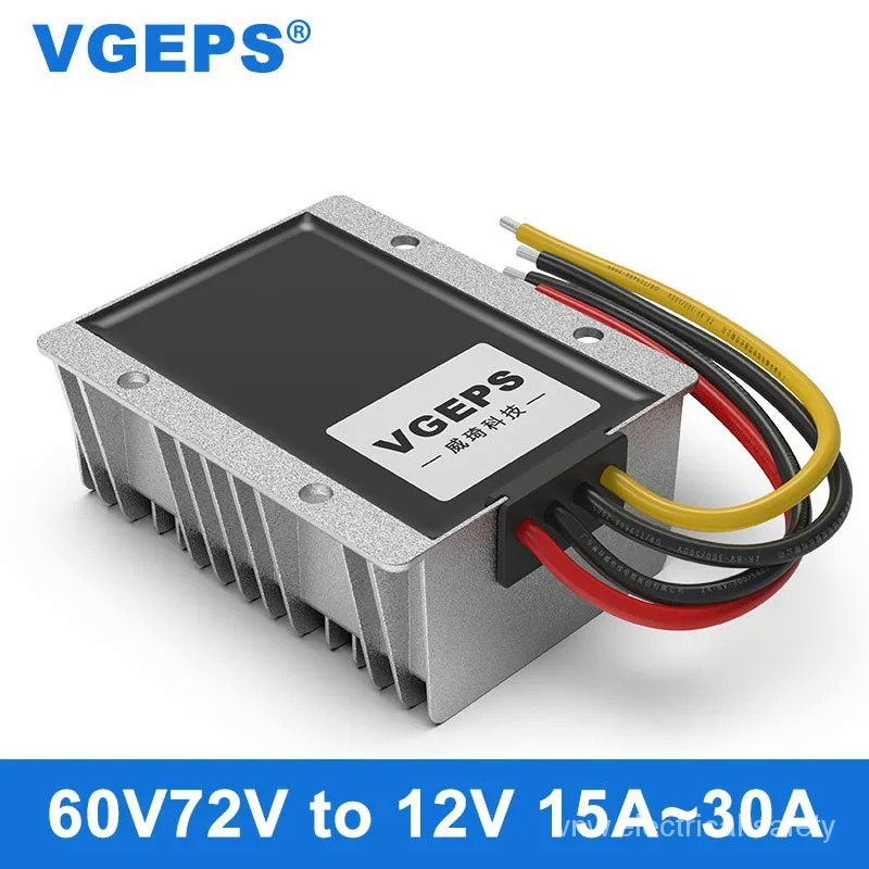 60V72V ถึง12โวลต์ DC Power Converter 30-85โวลต์ถึง12โวลต์ยานยนต์ V Oltage Regulator DC-DC ขั้นตอนที่
