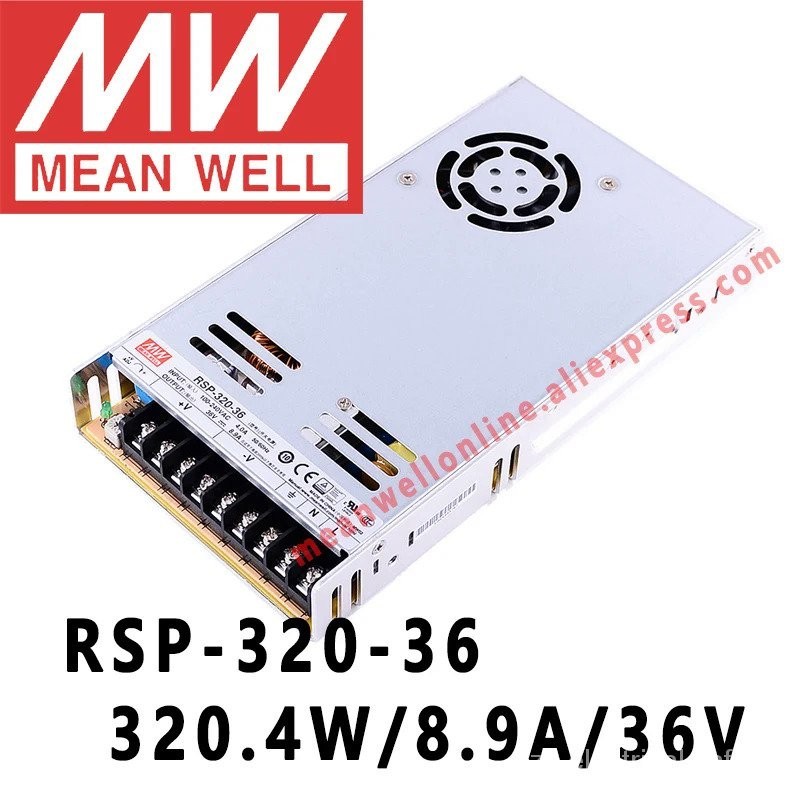 Mean Well RSP-320-36 Meanwell 36VDC/8.9A/320W เอาต์พุตเดี่ยวพร้อม PFC Function Power Supply ร้านค้าอ