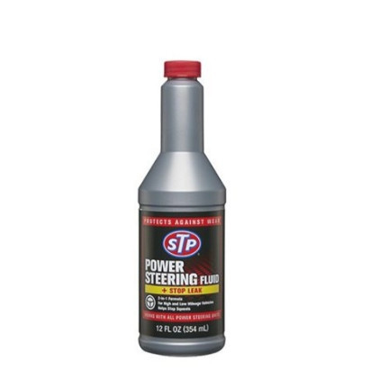 น้ำยาหยุดการรั่วซึมระบบพาวเวอร์ STP 354ML POWER STEERING FLUID AND STOP LEAK 26246/TT6