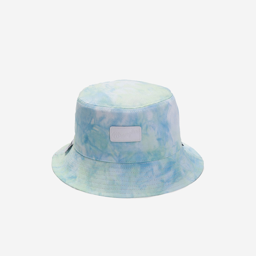 WRANGLER หมวกผู้ชาย ทรง Bucket Hat รุ่น WR S224UHATN07 - สียีนส์เข้ม