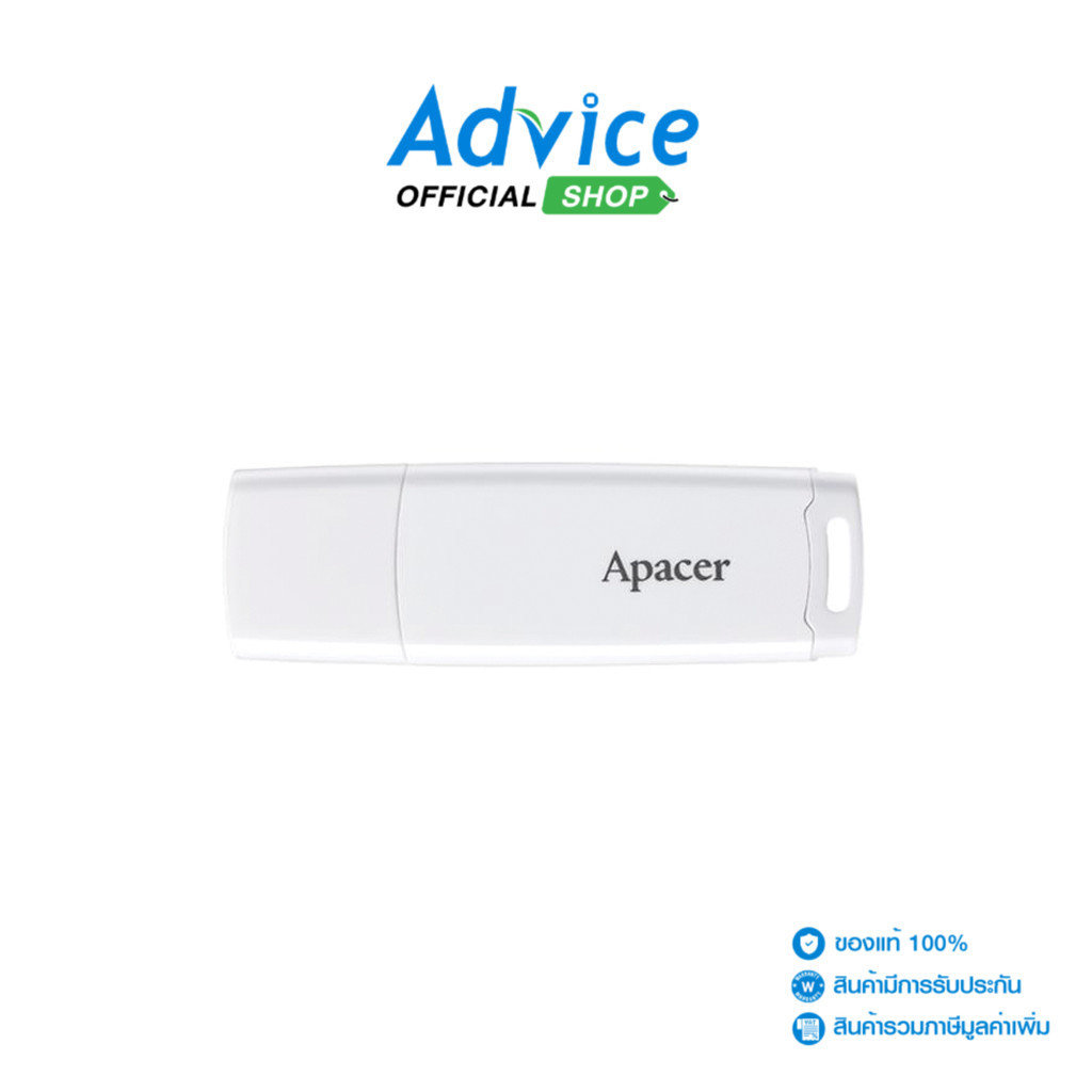 APACER 64GB Flash Drive (AH336) White - A0117049