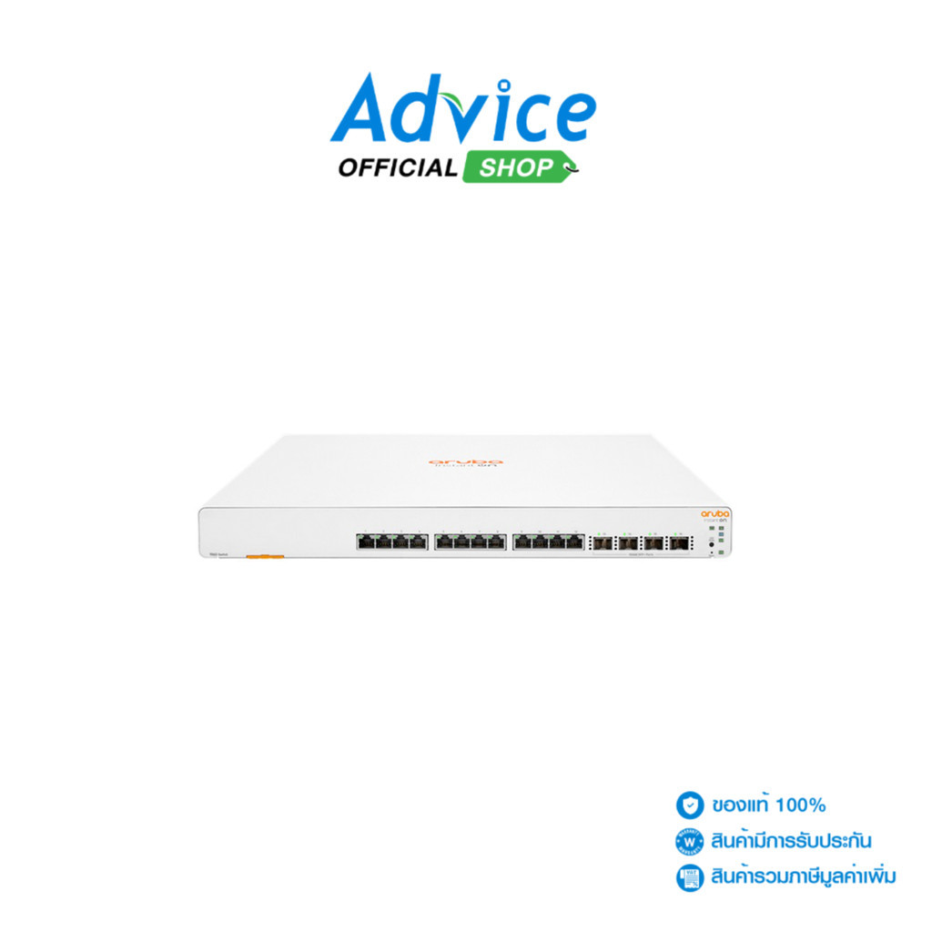 ARUBA Gigabit Switching Hub 12 Port  IOn 1960 12XGT JL805A (17,+4 SFP+ 10GbE ) - A0144049