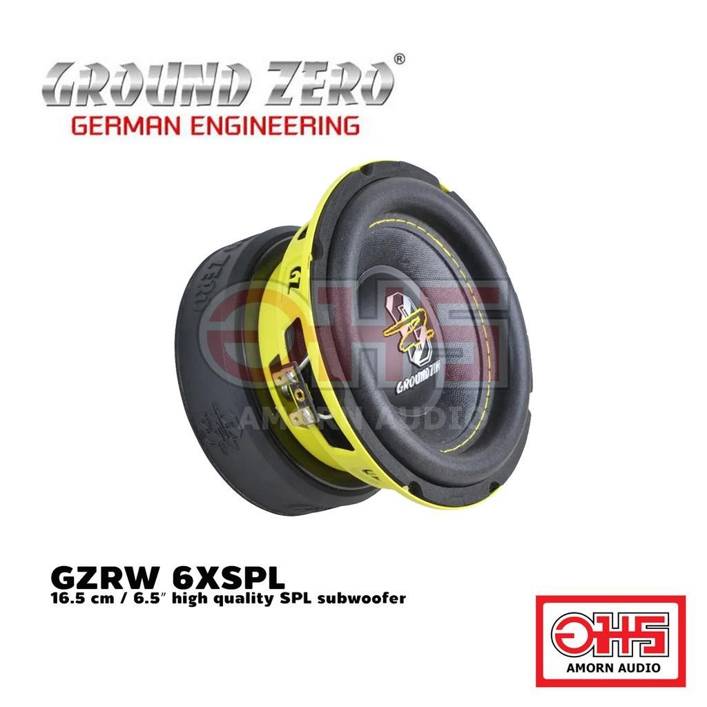 GROUND ZERO GZRW 6XSPL ซับวูฟเฟอร์ 16.5 cm / 6.5″ high quality SPL subwoofer