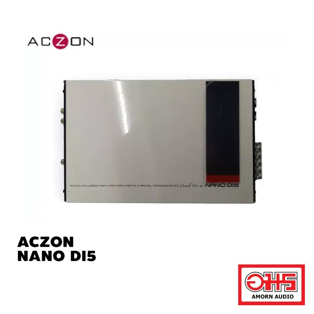 ACZON NANO DI5 เพาเวอร์แอมป์ ขนาด 5 แชนแนล AMORNAUDIO อมรออดิโอ