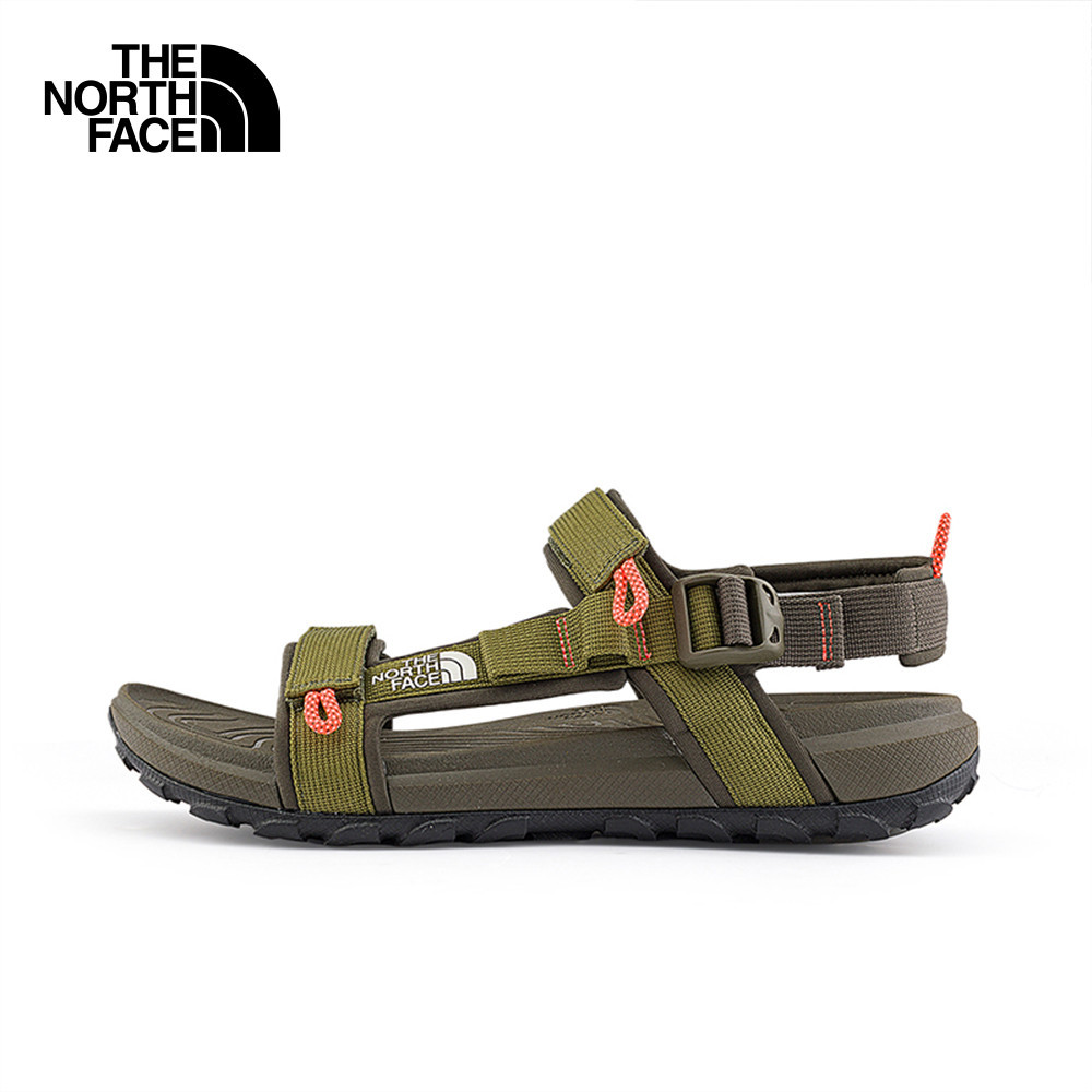 THE NORTH FACE M EXPLORE CAMP SANDAL - FOREST OLIVE/NEW TAUPE GREEN รองเท้าแตะ