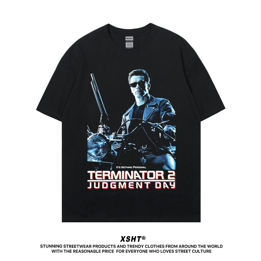 🔥พร้อมส่ง🔥 เสื้อ Terminator 2 Judgment Day (1991) Poster Tee - Black (สีดำ) by XSHT