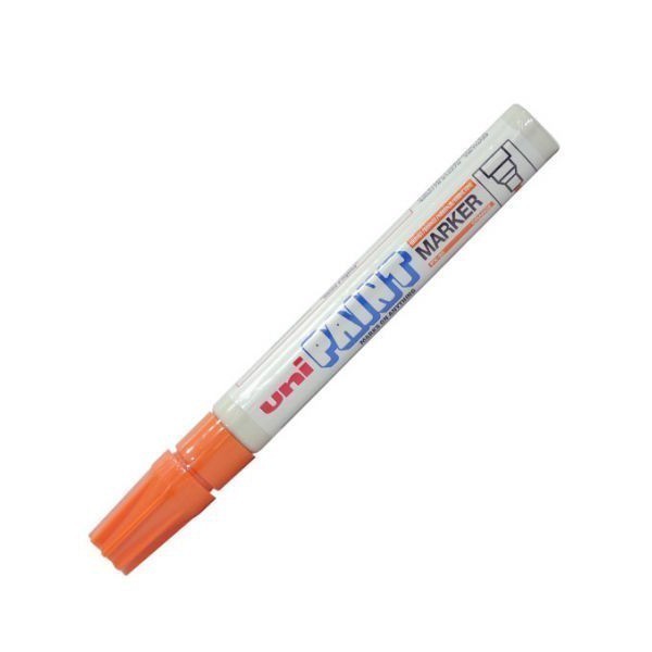 Uni ปากกาเพ้นท์ ปากกามาร์คเกอร์ PX-20 สีส้ม จำนวน 1 ด้าม