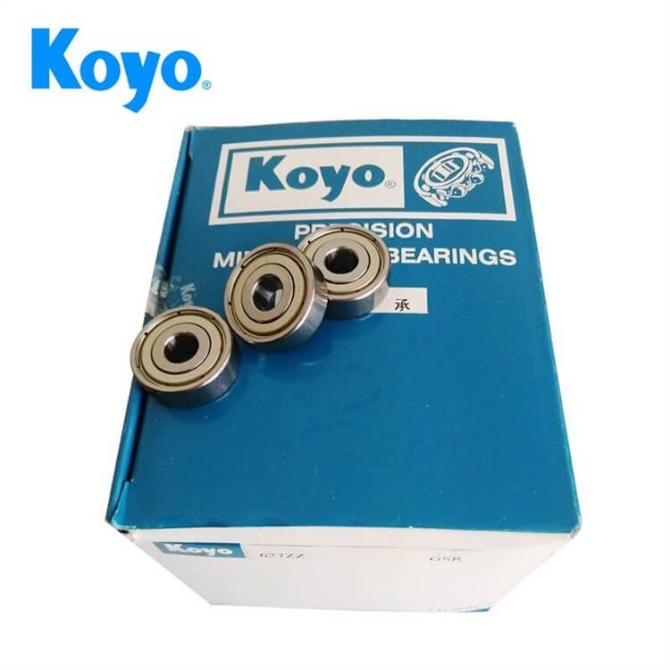 KOYO 627 ZZ (ุ 627ZZ ) ตลับลูกปืน ฝาเหล็ก เม็ดกลม ขนาด รูใน 7 รูนอก 22 หนา 7 มิล 7x22x7 MM (มิล) ของแท้ Bearing โคโย