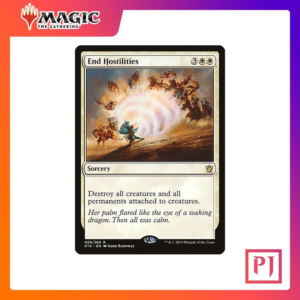 [MTG] End Hostilities [KTK] [WHITE] [RARE] [NORMAL] [ENG] (การ์ดเมจิค / Magic the Gathering)