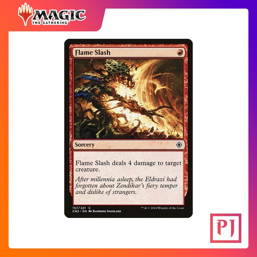 [MTG] Flame Slash [CN2] [RED] [COMMON] [NORMAL] [ENG] (การ์ดเมจิค / Magic the Gathering)