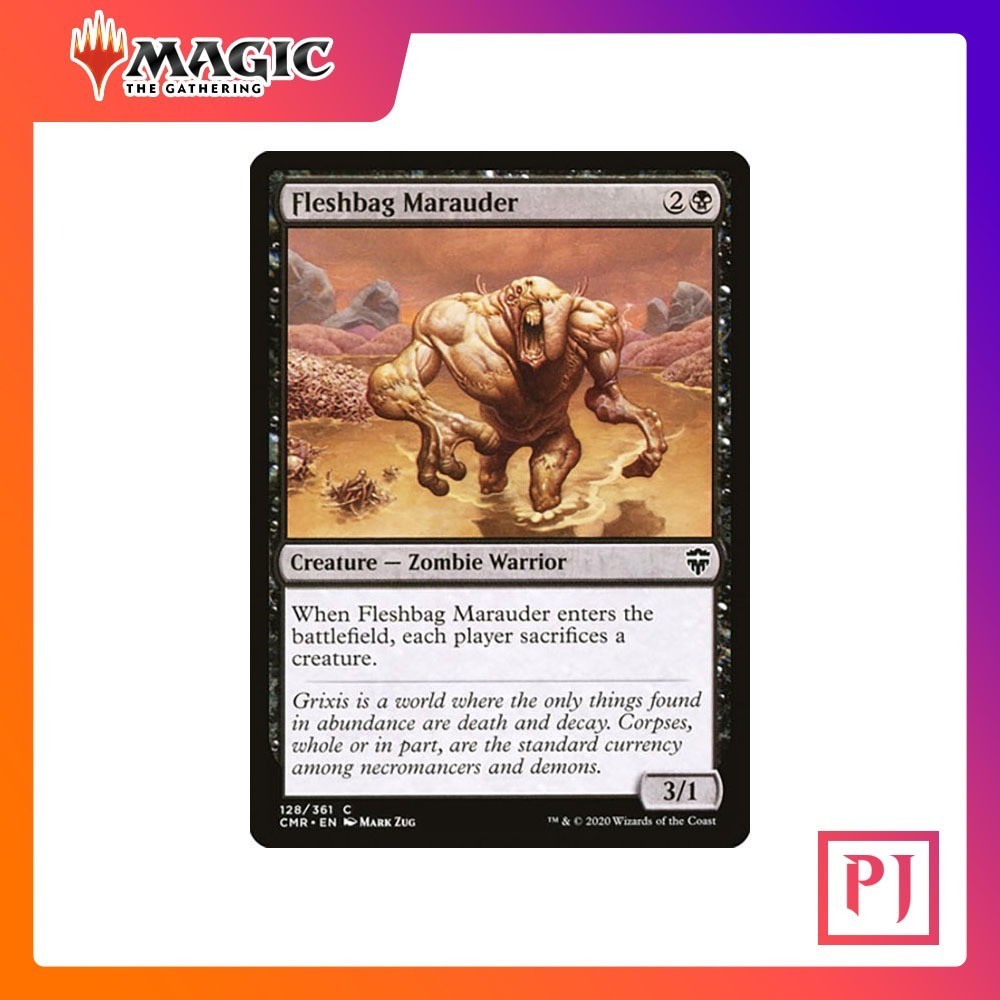 [MTG] Fleshbag Marauder [CMR] [BLACK] [COMMON] [NORMAL] [ENG] (การ์ดเมจิค / Magic the Gathering)