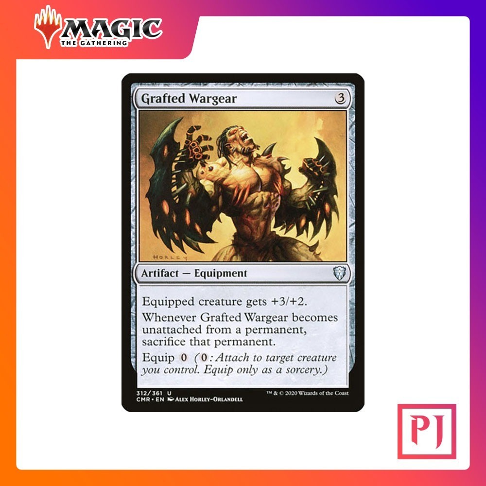 [MTG] Grafted Wargear [CMR] [ARTIFACT] [UNCOM] [NORMAL] [ENG] (การ์ดเมจิค / Magic the Gathering)