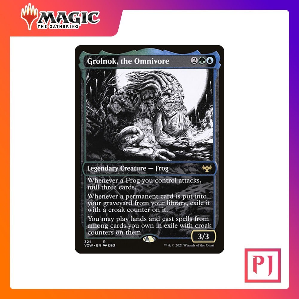 [MTG] Grolnok, the Omnivore (Showcase) [RTR] [MULTI] [RARE] [NORMAL] [ENG] (การ์ดเมจิค / Magic the G