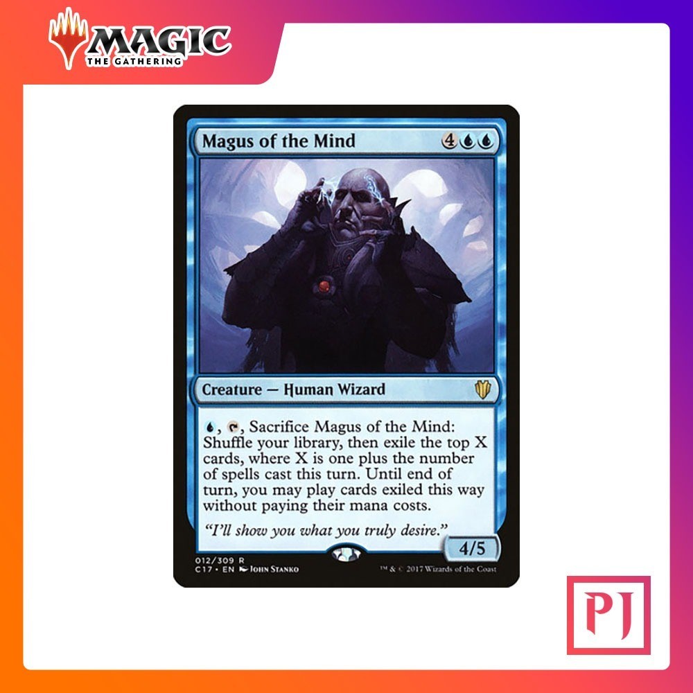 [MTG] Magus of the Mind [C17] [BLUE] [RARE] [NORMAL] [ENG] (การ์ดเมจิค / Magic the Gathering)