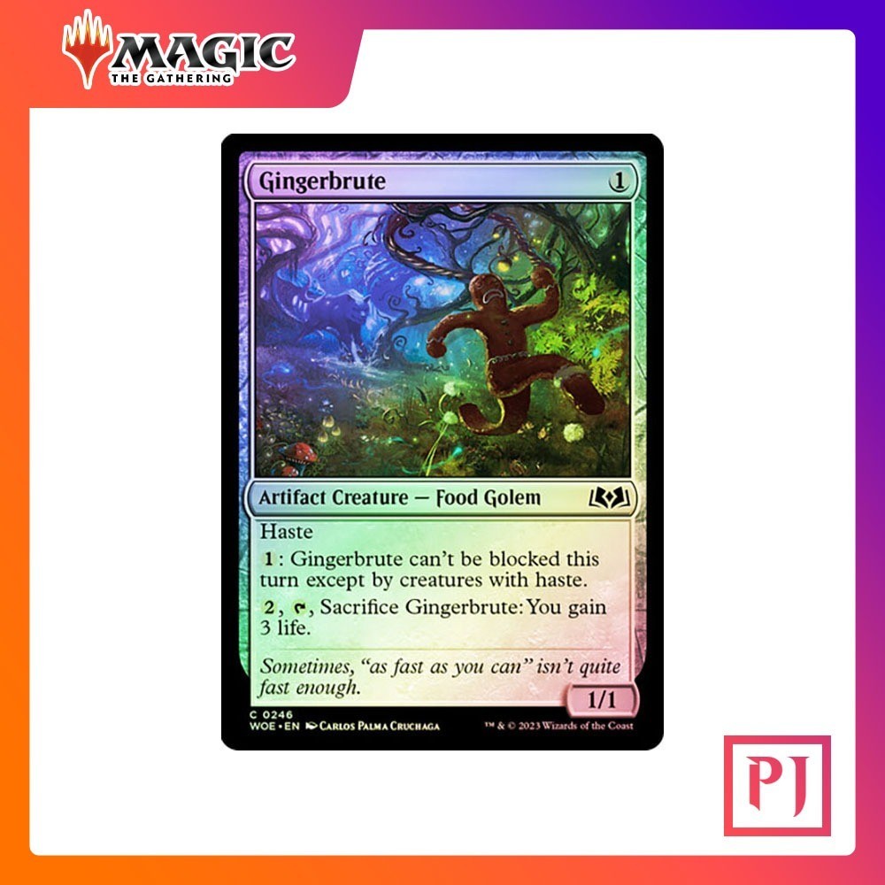 [MTG] Gingerbrute [WOE] [ARTIFACT] [COMMON] [FOIL] [ENG] (การ์ดเมจิค / Magic the Gathering)