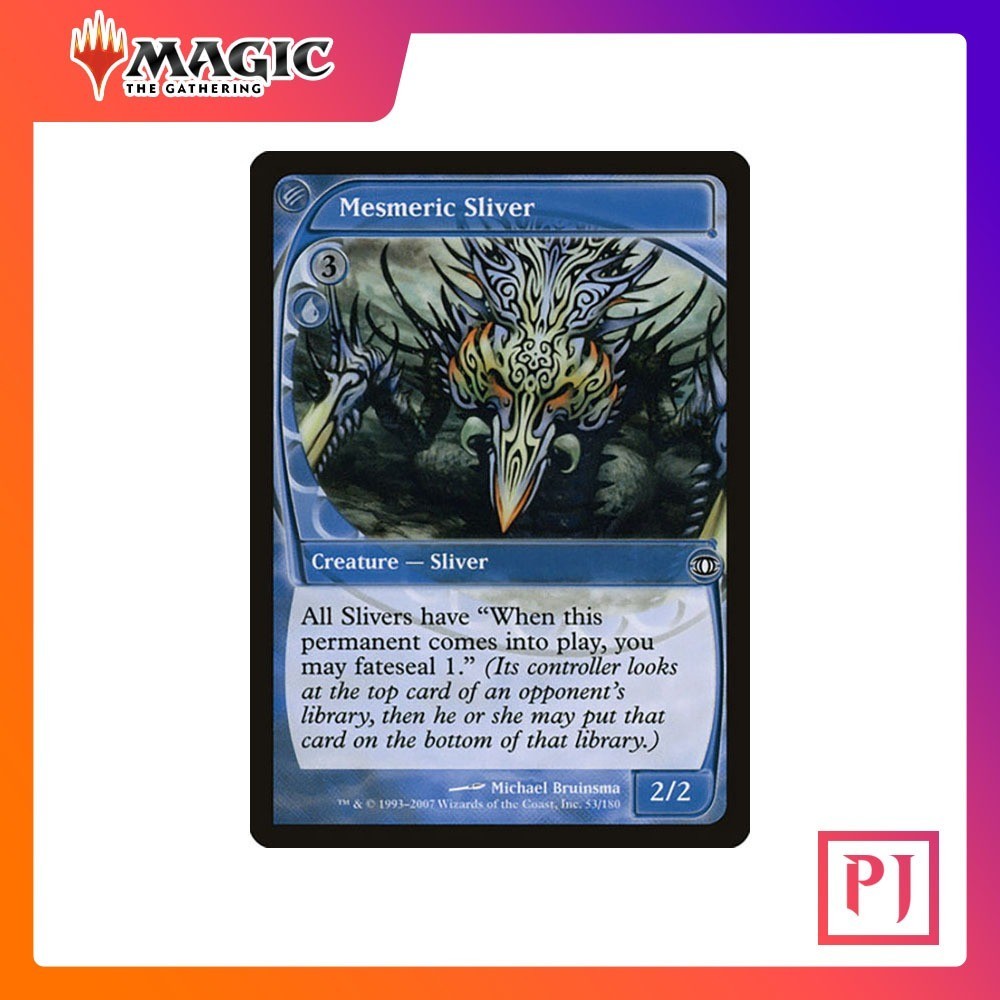 [MTG] Mesmeric Sliver [FUT] [BLUE] [COMMON] [NORMAL] [ENG] (การ์ดเมจิค / Magic the Gathering)