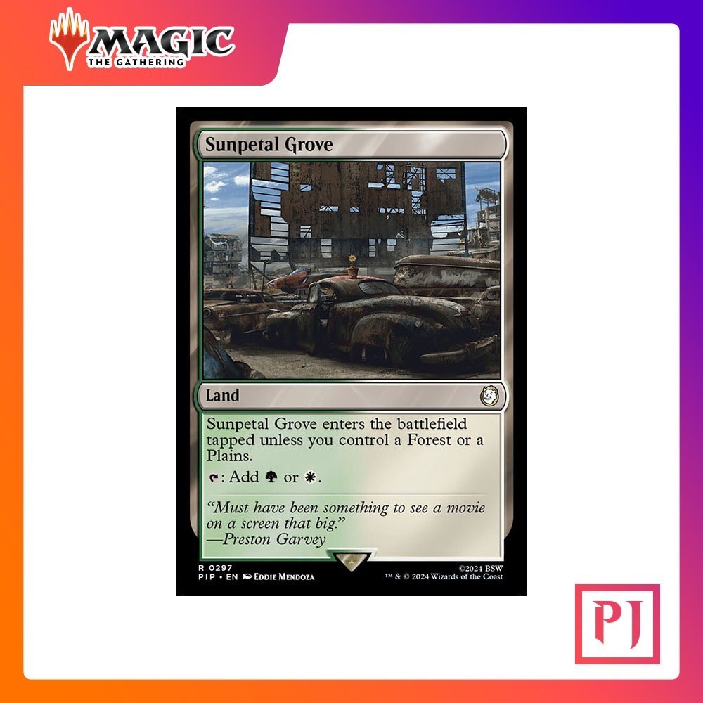 [MTG] Sunpetal Grove - Fallout Commander [PIP] [LAND] [RARE] [NORMAL] [ENG] (Magic the Gathering)
